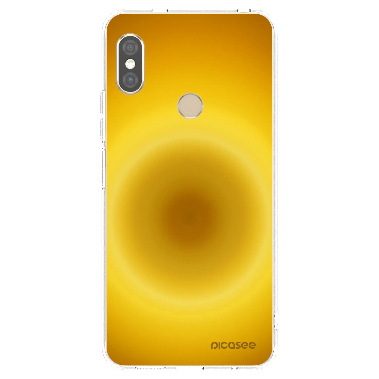 Picasee silikonowe przeźroczyste etui na Xiaomi Redmi Note 5 Global - Solar Pulse