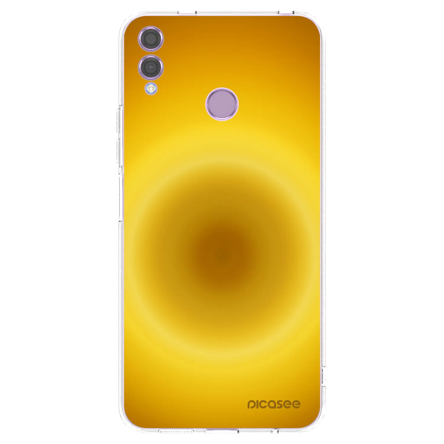 Picasee silikonowe przeźroczyste etui na Honor 8X - Solar Pulse