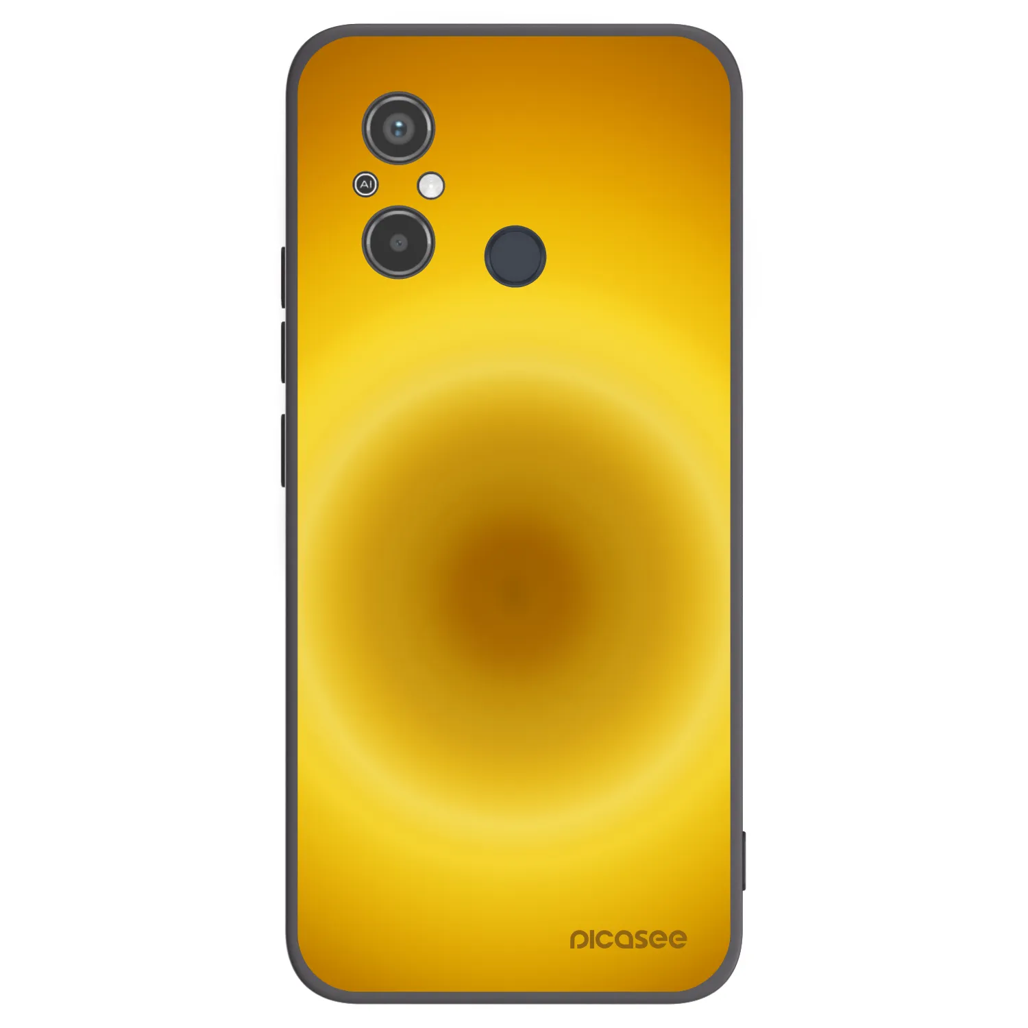 Picasee silikonowe czarne etui na Xiaomi Redmi 12C - Solar Pulse
