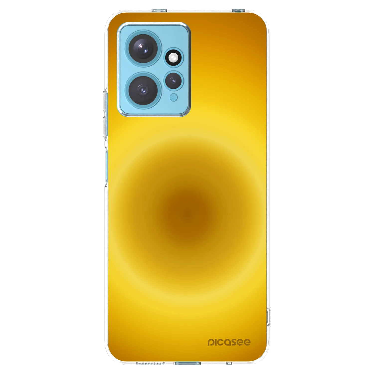 Picasee silikonowe przeźroczyste etui na Xiaomi Redmi Note 12 4G - Solar Pulse