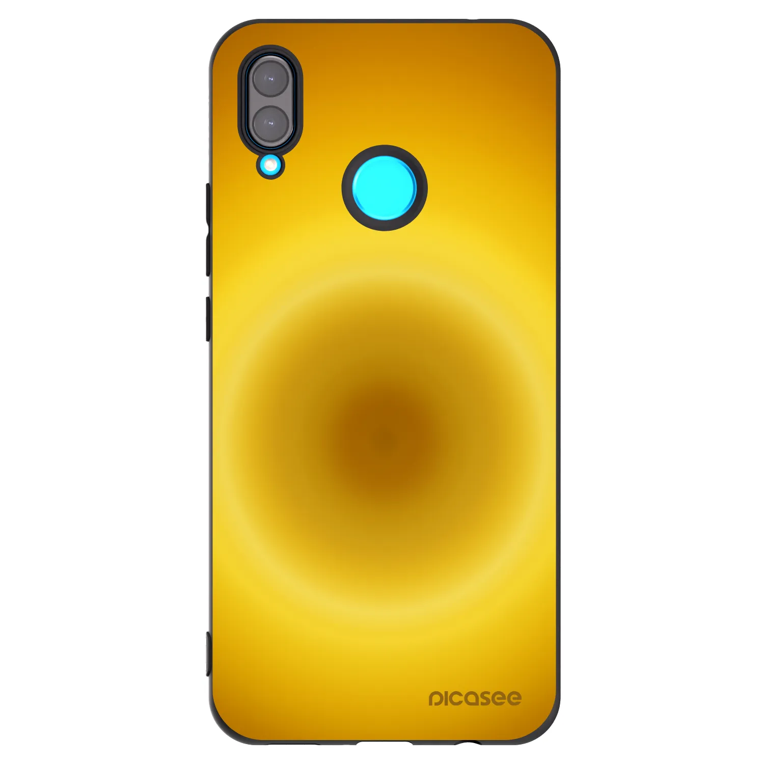 Picasee silikonowe czarne etui na Huawei Nova 3i - Solar Pulse