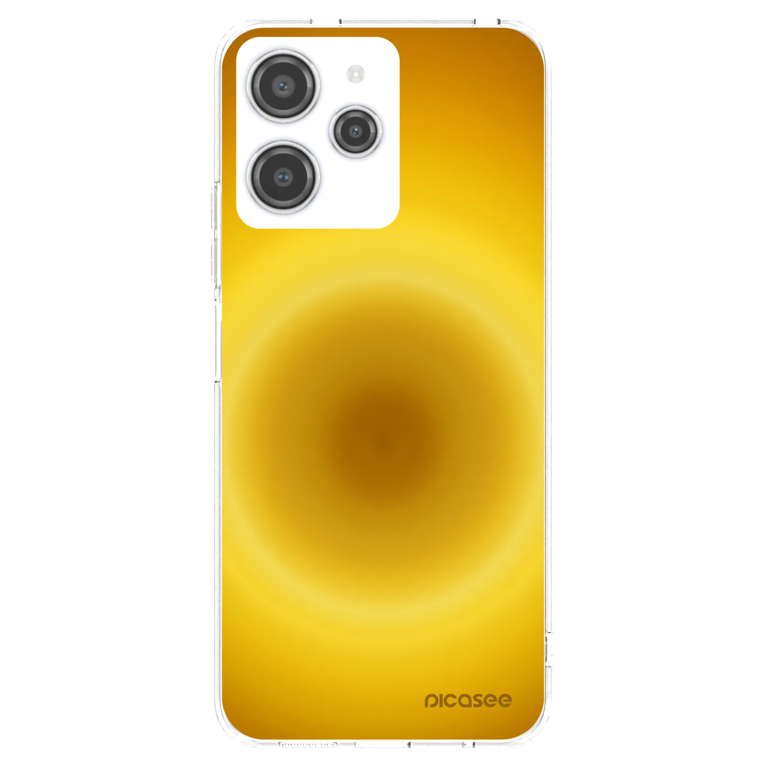 Picasee silikonowe przeźroczyste etui na Xiaomi Redmi 12 4G - Solar Pulse