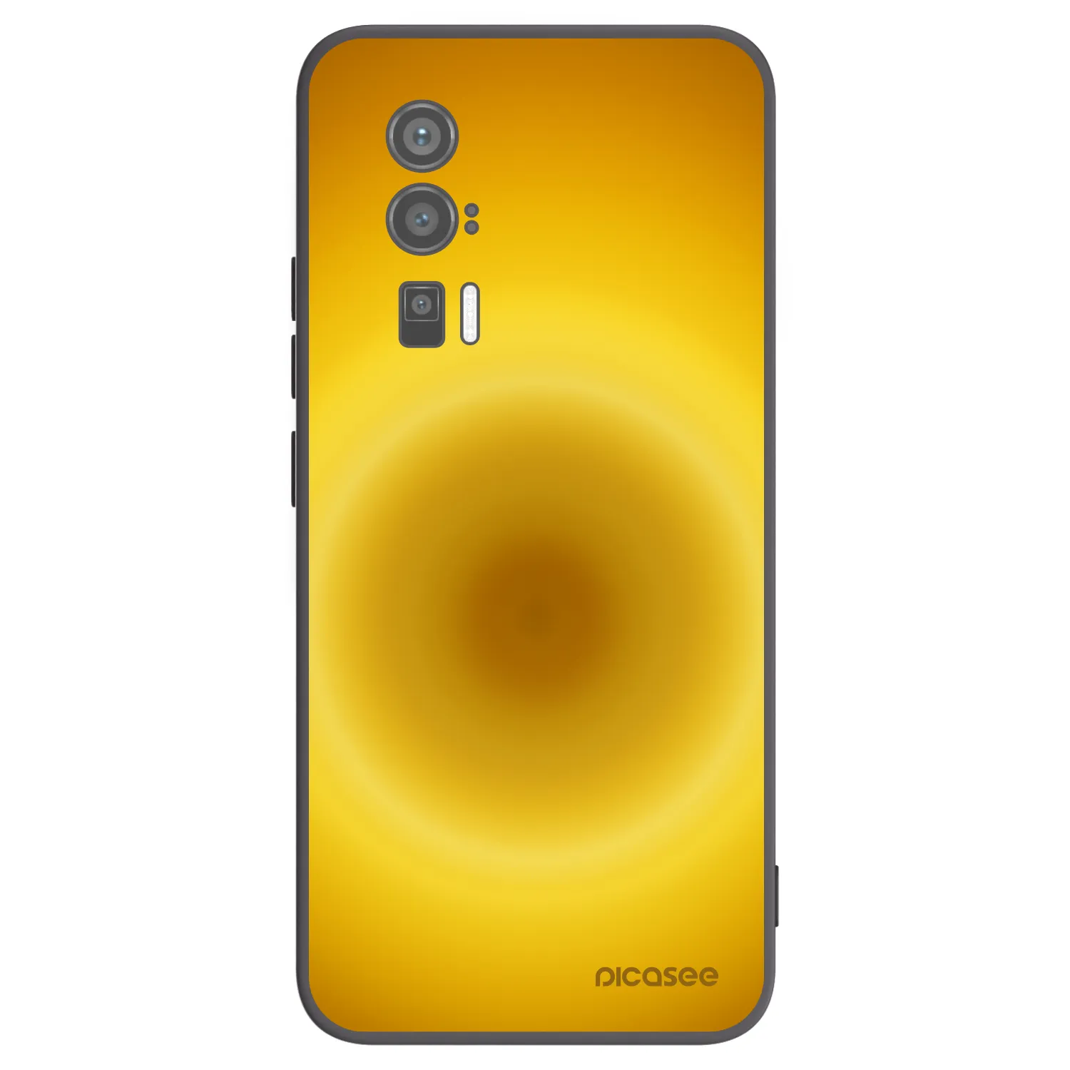 Picasee silikonowe czarne etui na Xiaomi Poco F5 Pro 5G - Solar Pulse