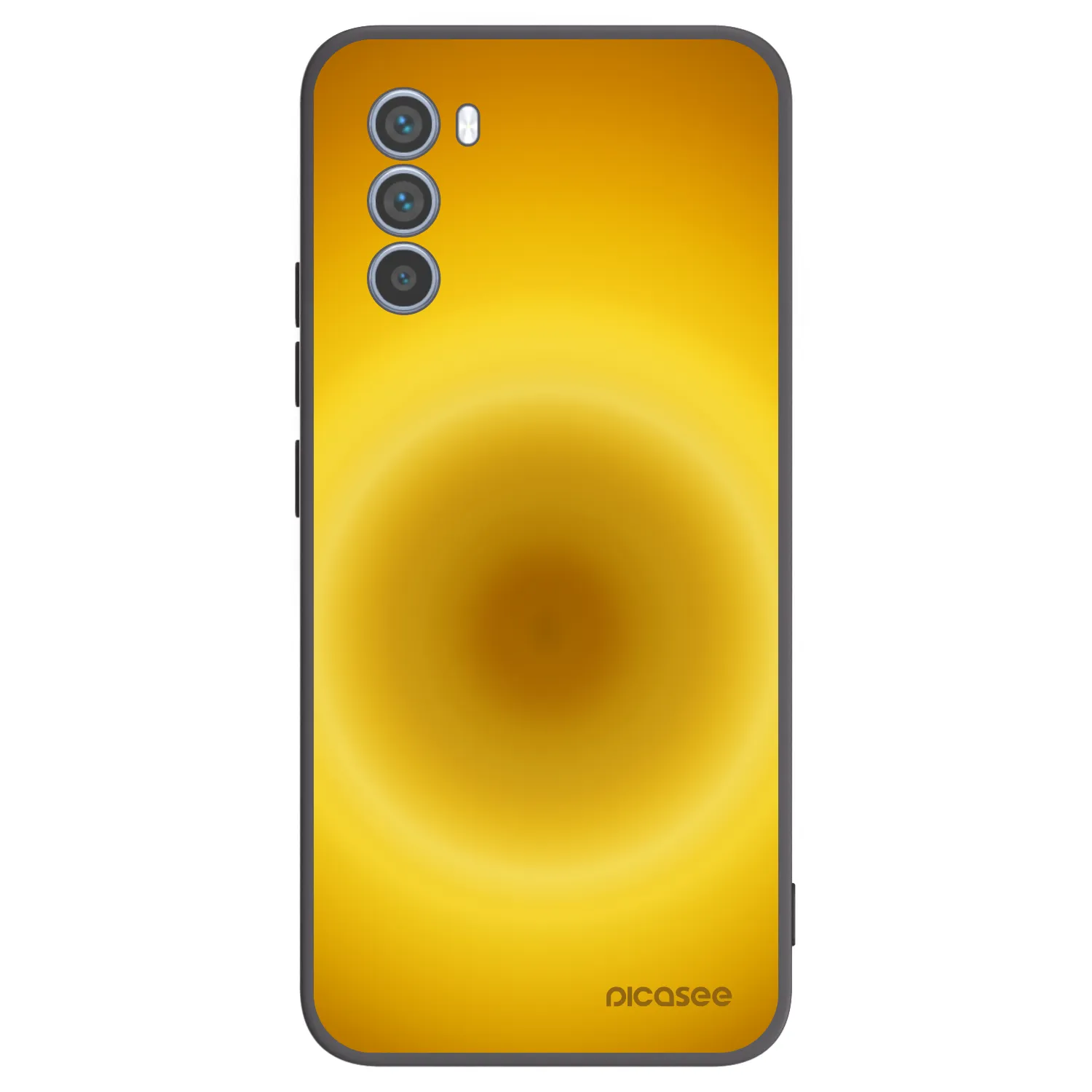 Picasee silikonowe czarne etui na Motorola Moto G62 - Solar Pulse