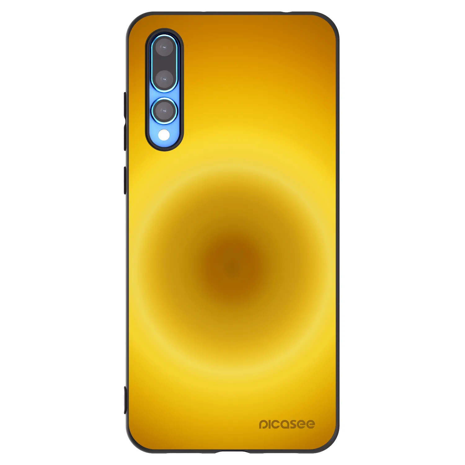Picasee silikonowe czarne etui na Huawei P20 Pro - Solar Pulse