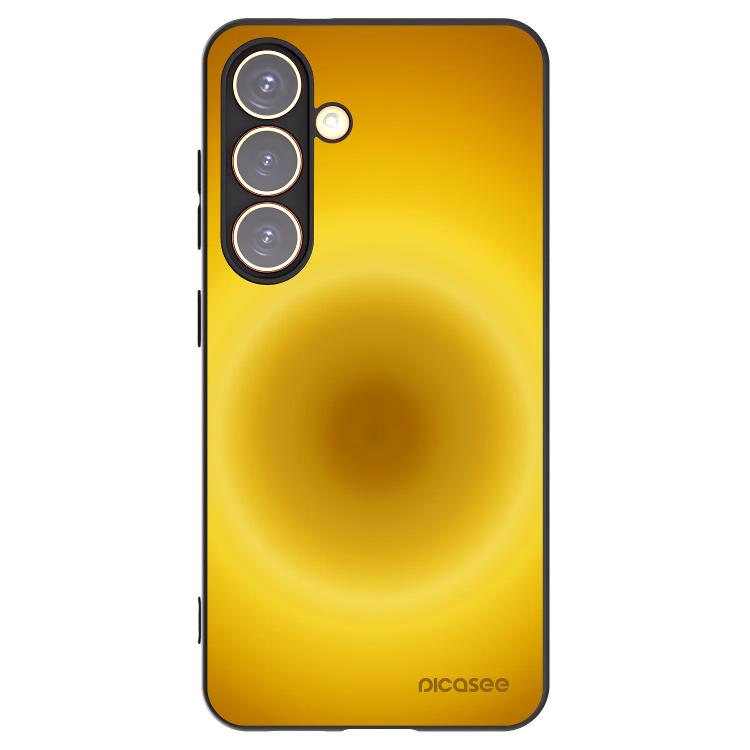 Picasee silikonowe czarne etui na Samsung Galaxy S24 S921B 5G - Solar Pulse
