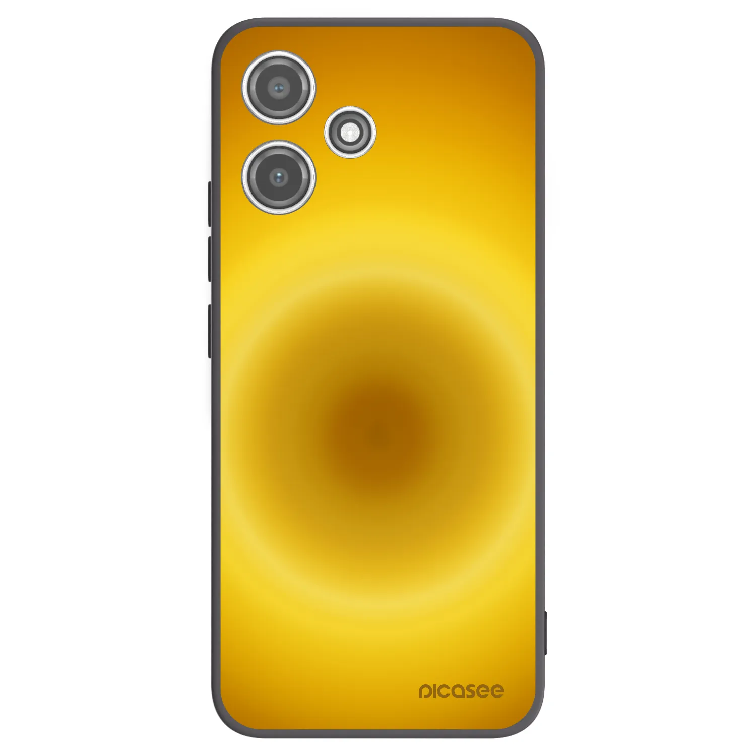 Picasee silikonowe czarne etui na Xiaomi Redmi 12 5G - Solar Pulse