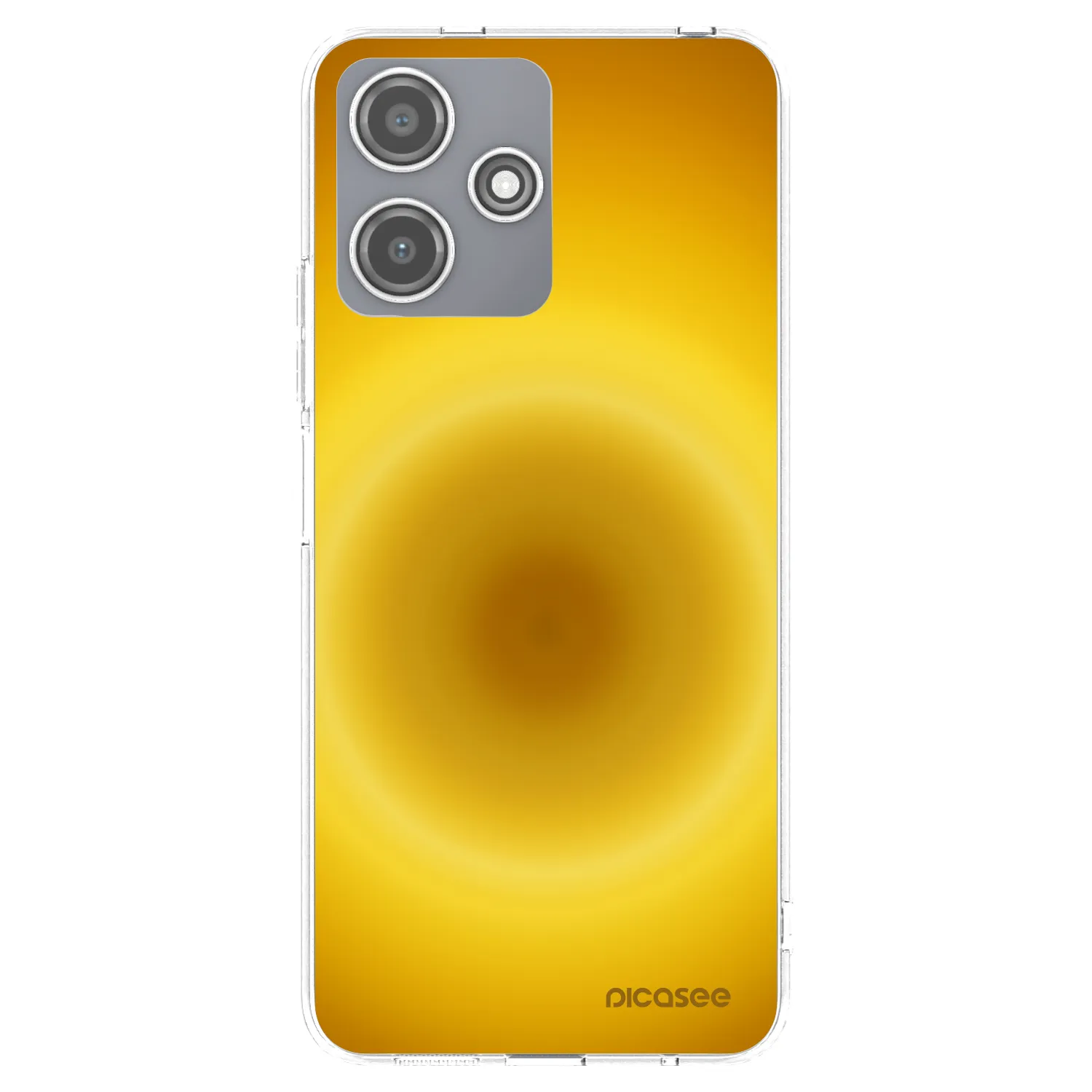 Picasee silikonowe przeźroczyste etui na Xiaomi Redmi 12 5G - Solar Pulse