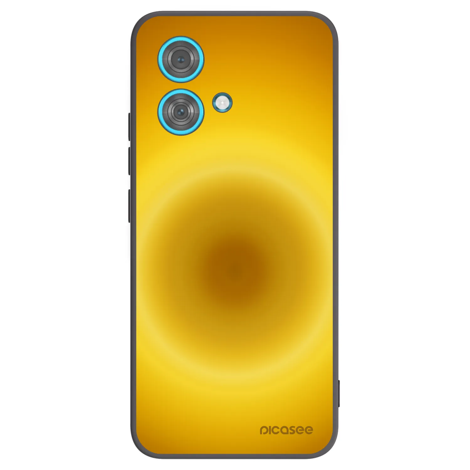 Picasee silikonowe czarne etui na Motorola Edge 40 Neo - Solar Pulse