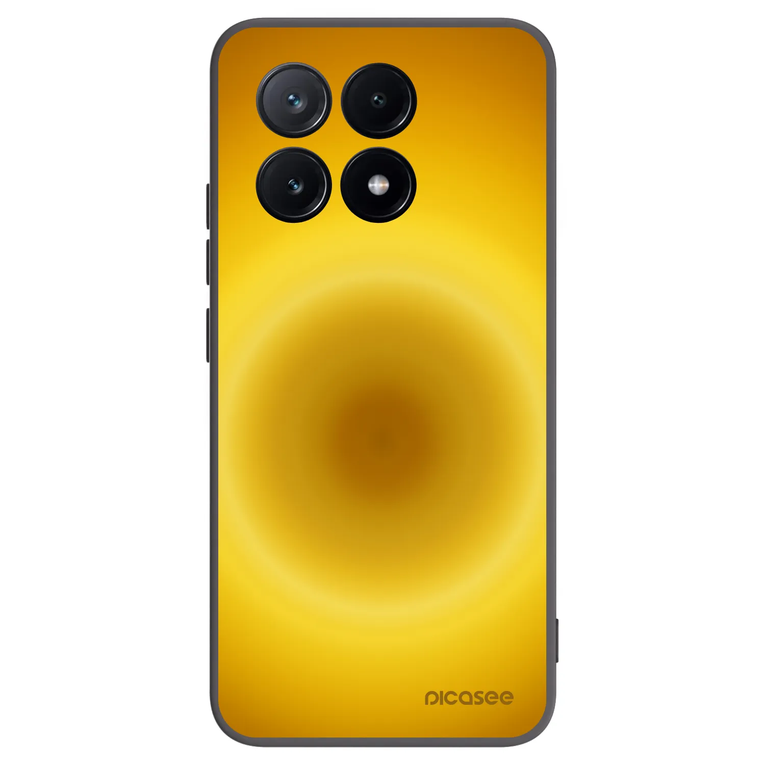 Picasee silikonowe czarne etui na Xiaomi Poco X6 Pro - Solar Pulse