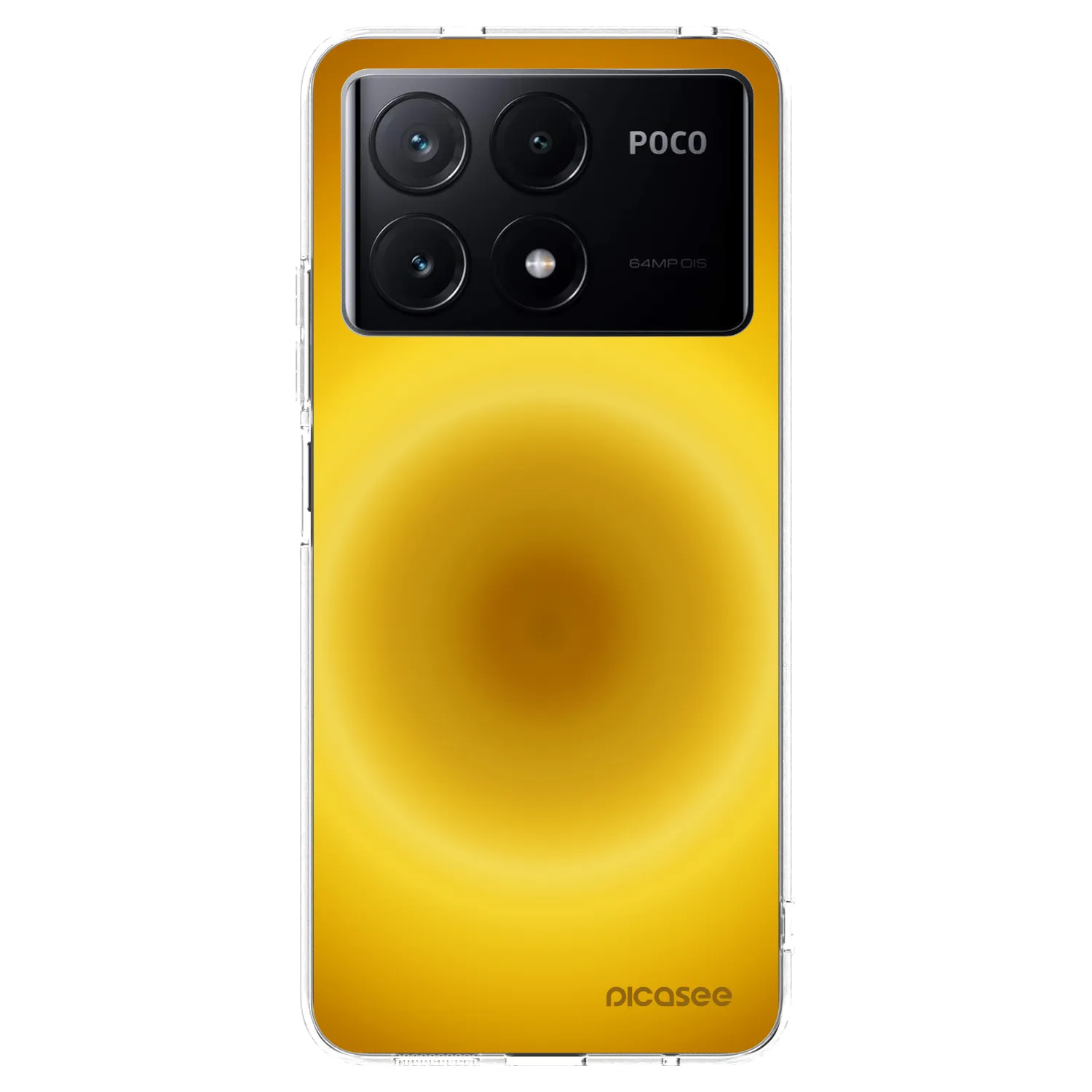 Picasee silikonowe przeźroczyste etui na Xiaomi Poco X6 Pro - Solar Pulse