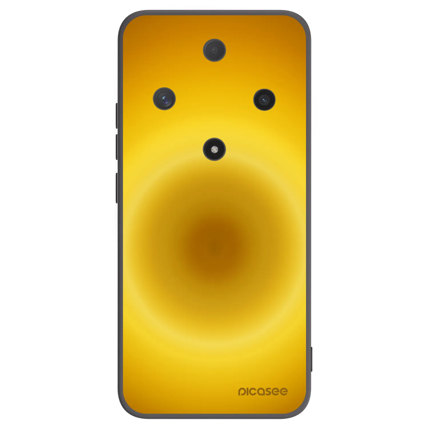 Picasee silikonowe czarne etui na Honor Magic6 Lite 5G - Solar Pulse