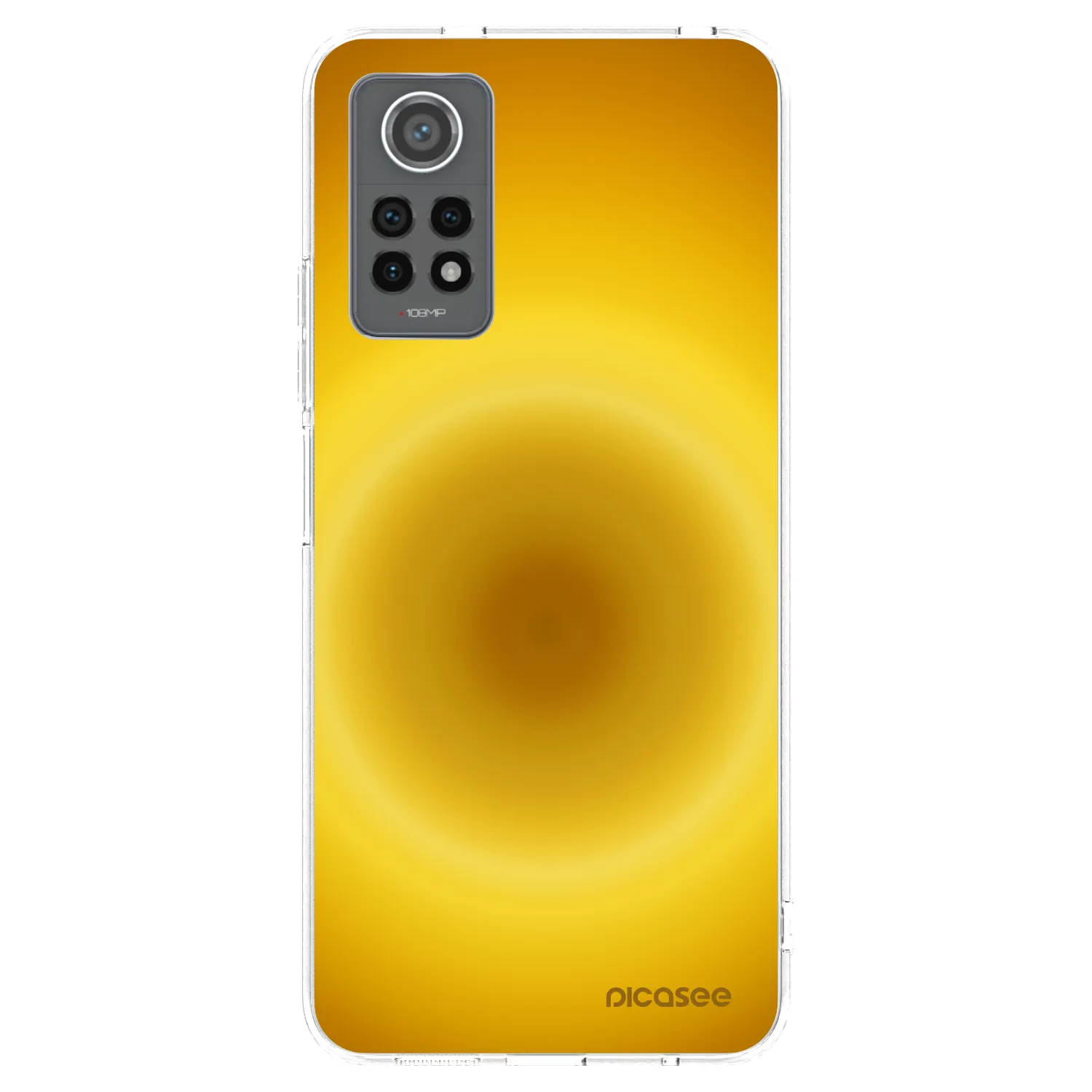 Picasee silikonowe przeźroczyste etui na Xiaomi Redmi Note 12 Pro 4G - Solar Pulse