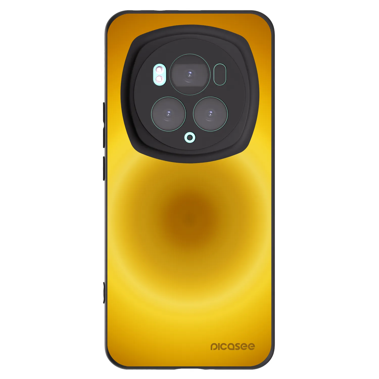 Picasee silikonowe czarne etui na Honor Magic6 Pro - Solar Pulse