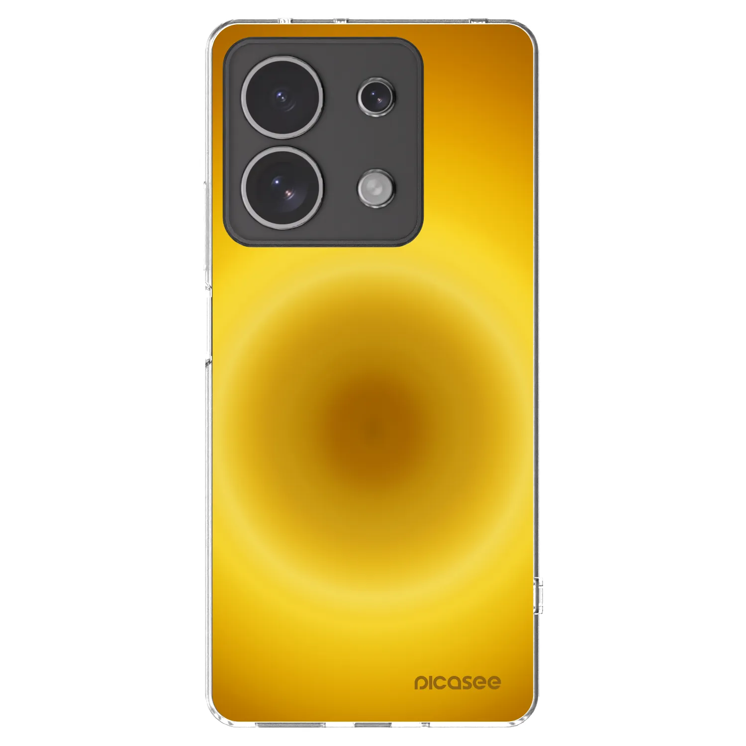Picasee silikonowe przeźroczyste etui na Xiaomi Redmi Note 13 4G - Solar Pulse