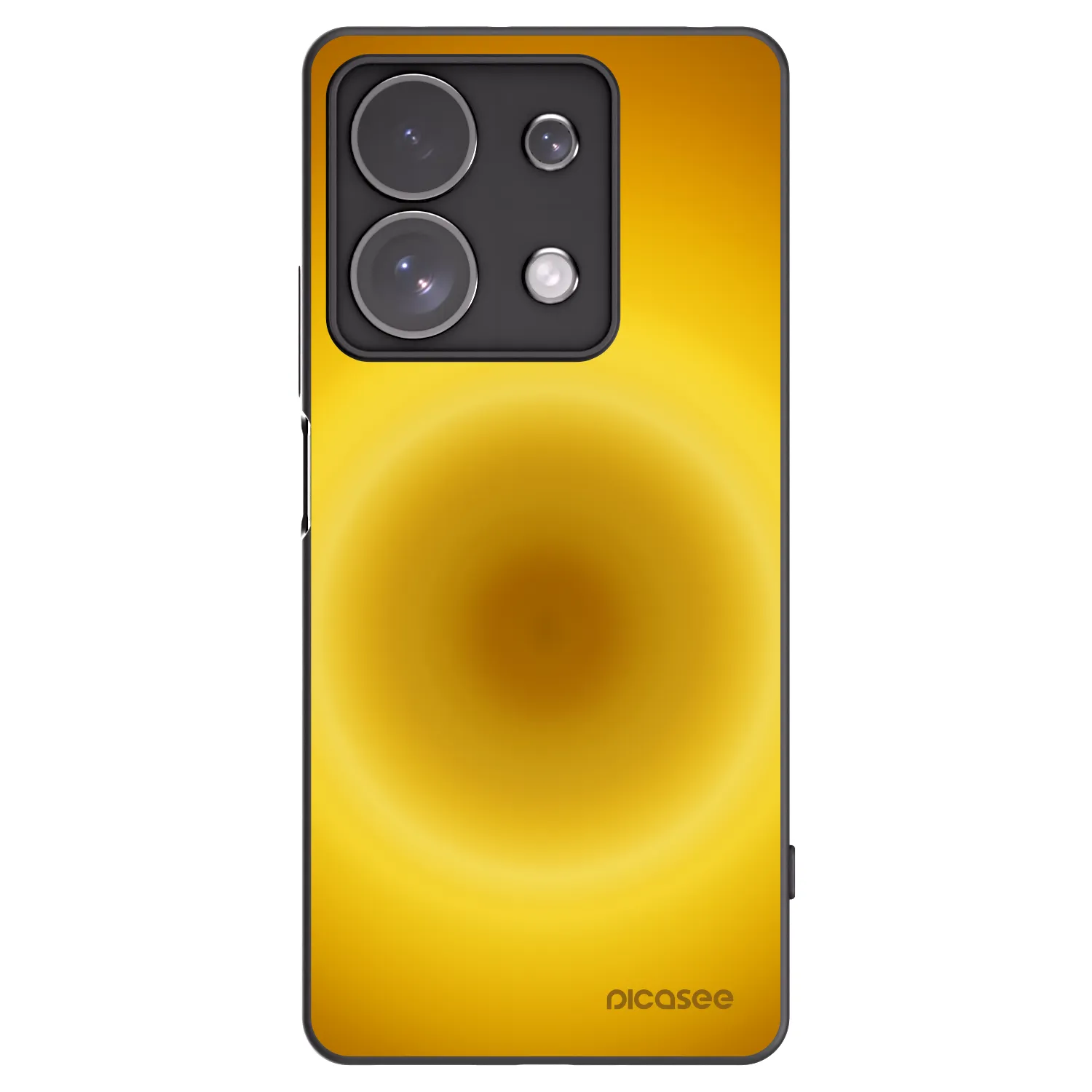 Picasee silikonowe czarne etui na Xiaomi Redmi Note 13 Pro 4G - Solar Pulse