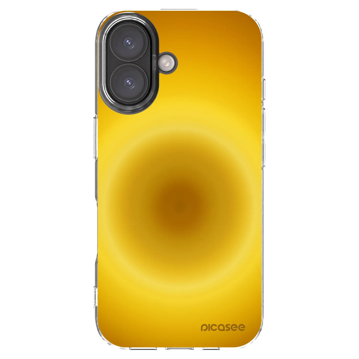 Picasee silikonowe przeźroczyste etui na Apple iPhone 16 - Solar Pulse