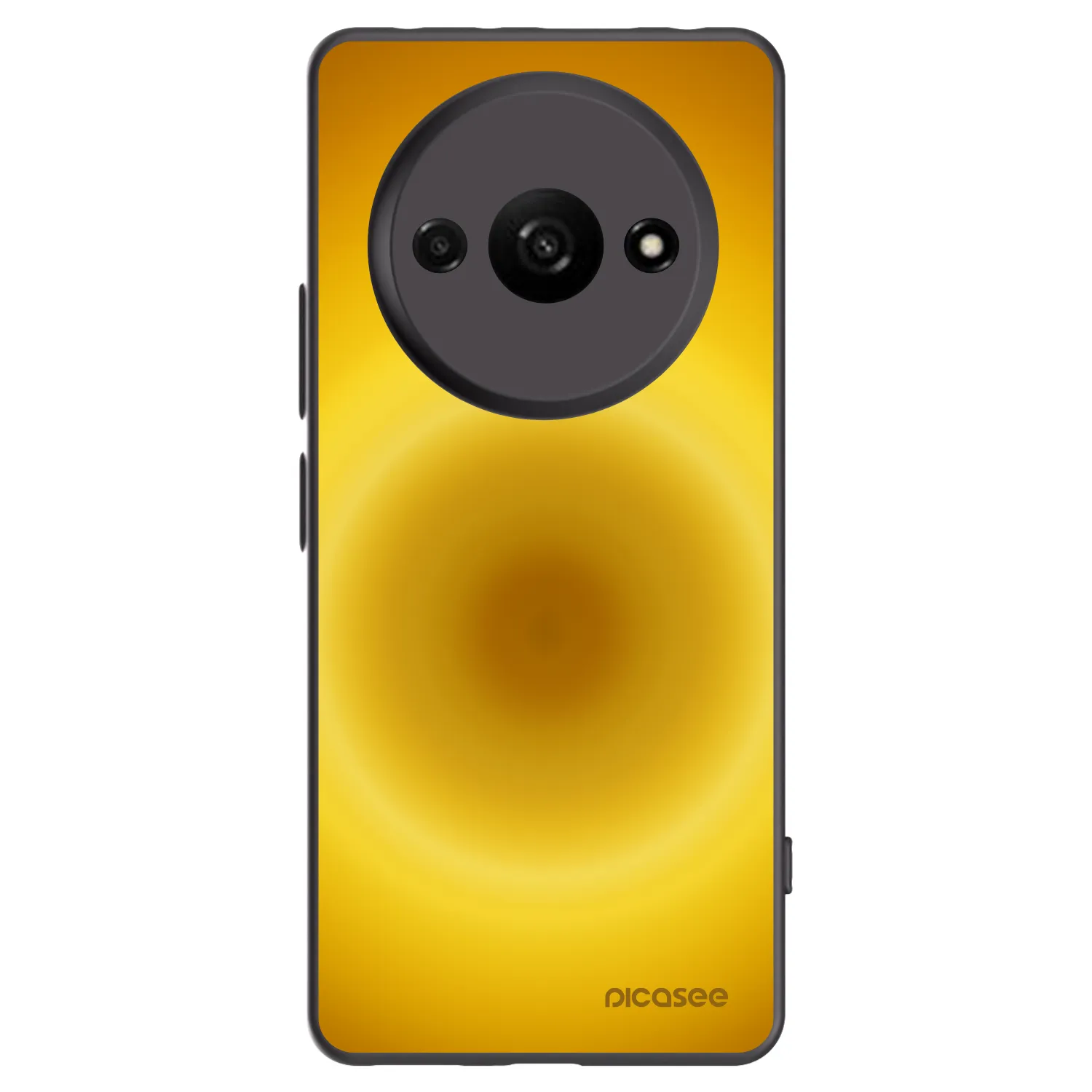 Picasee silikonowe czarne etui na Xiaomi Redmi A3 - Solar Pulse