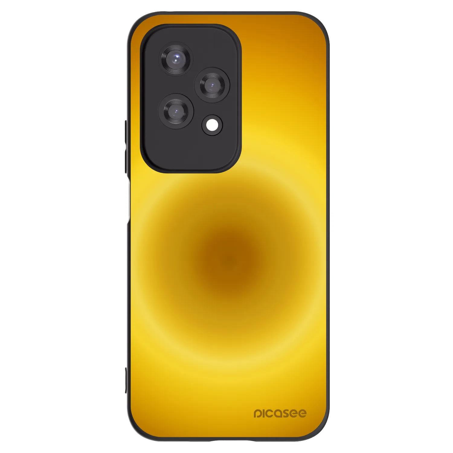 Picasee silikonowe czarne etui na Honor 200 Lite - Solar Pulse