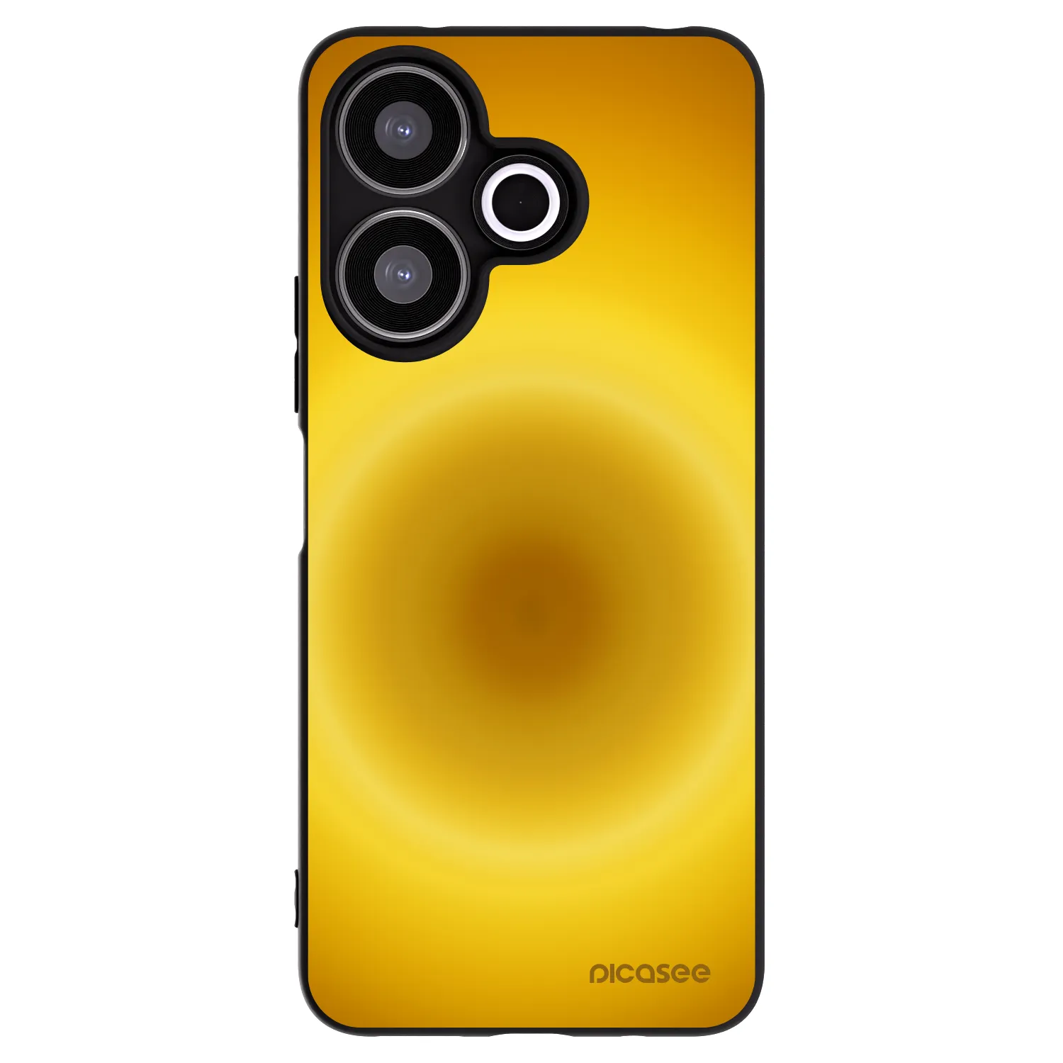 Picasee silikonowe czarne etui na Xiaomi Redmi 13 4G - Solar Pulse