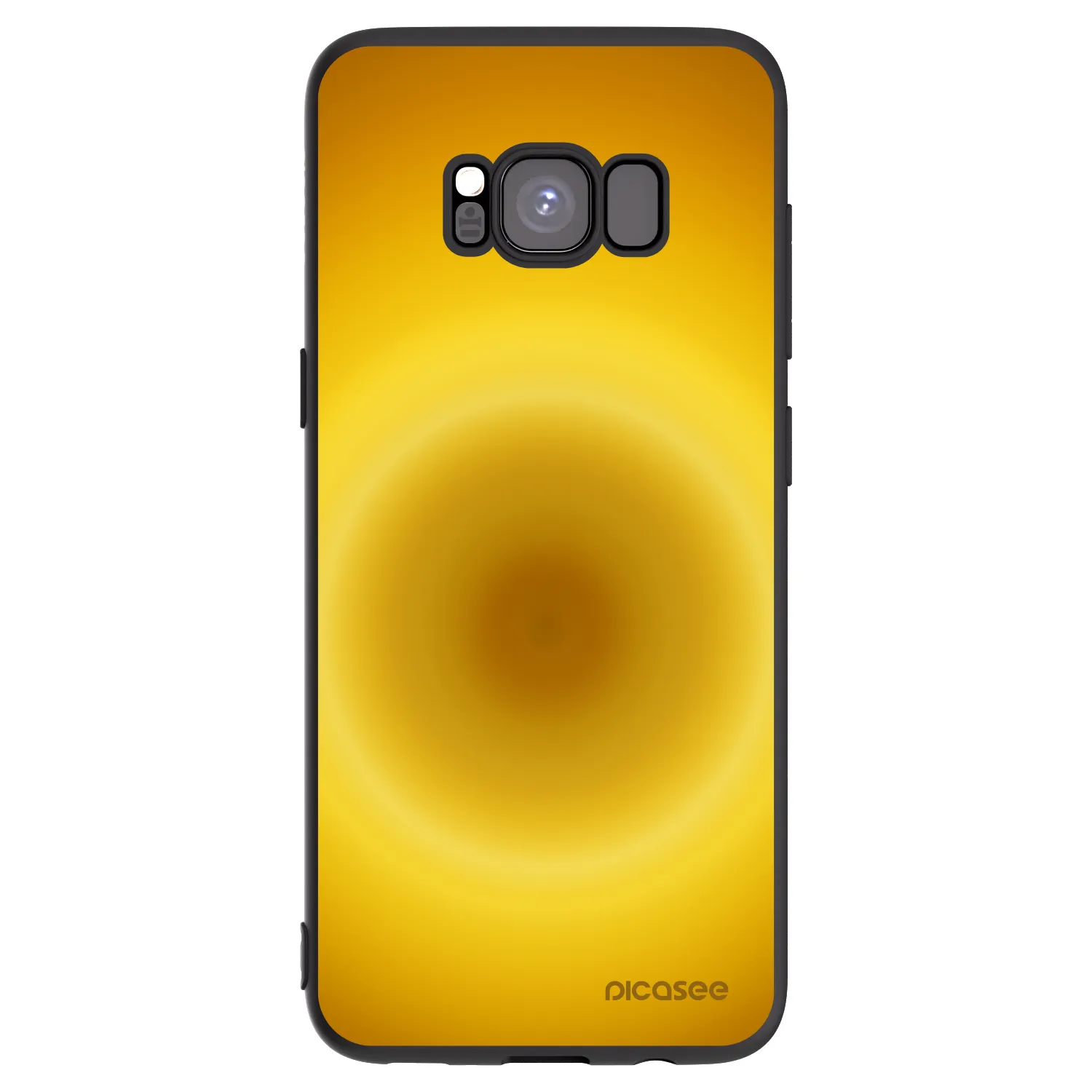 Picasee silikonowe czarne etui na Samsung Galaxy S8 G950F - Solar Pulse