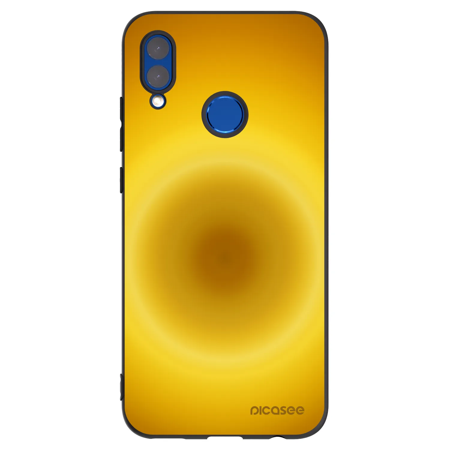 Picasee silikonowe czarne etui na Huawei P Smart 2019 - Solar Pulse