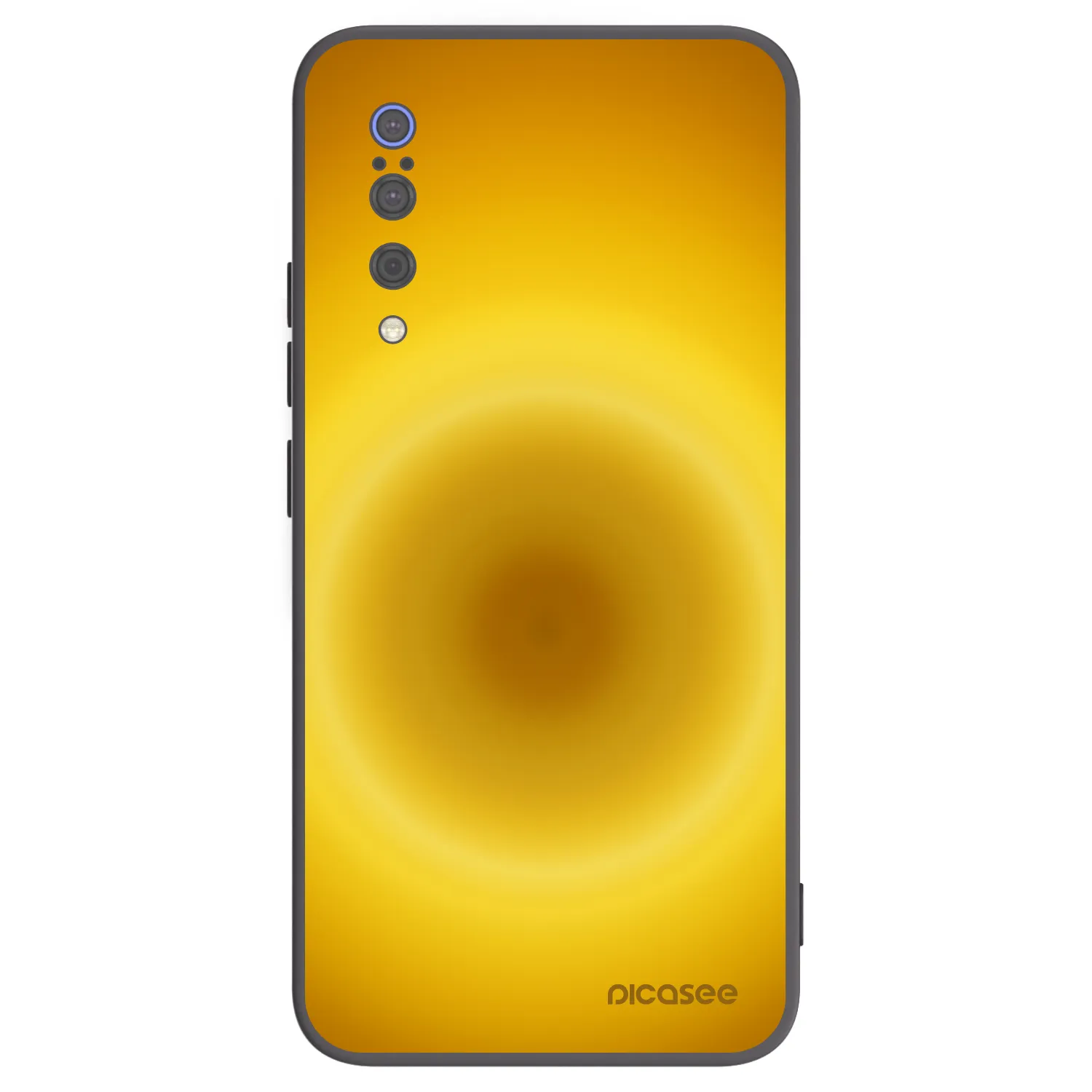 Picasee silikonowe czarne etui na Xiaomi Mi 9 - Solar Pulse