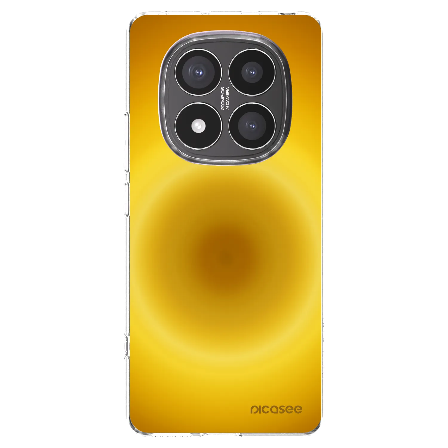 Picasee silikonowe przeźroczyste etui na Xiaomi Redmi Note 14 Pro+ 5G - Solar Pulse