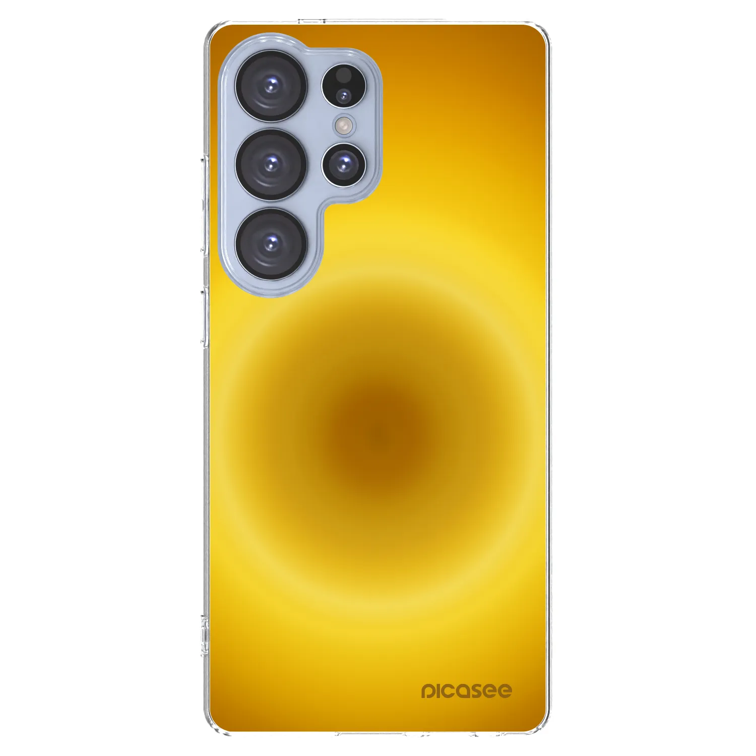 Picasee silikonowe przeźroczyste etui na Samsung Galaxy S25 Ultra 5G - Solar Pulse
