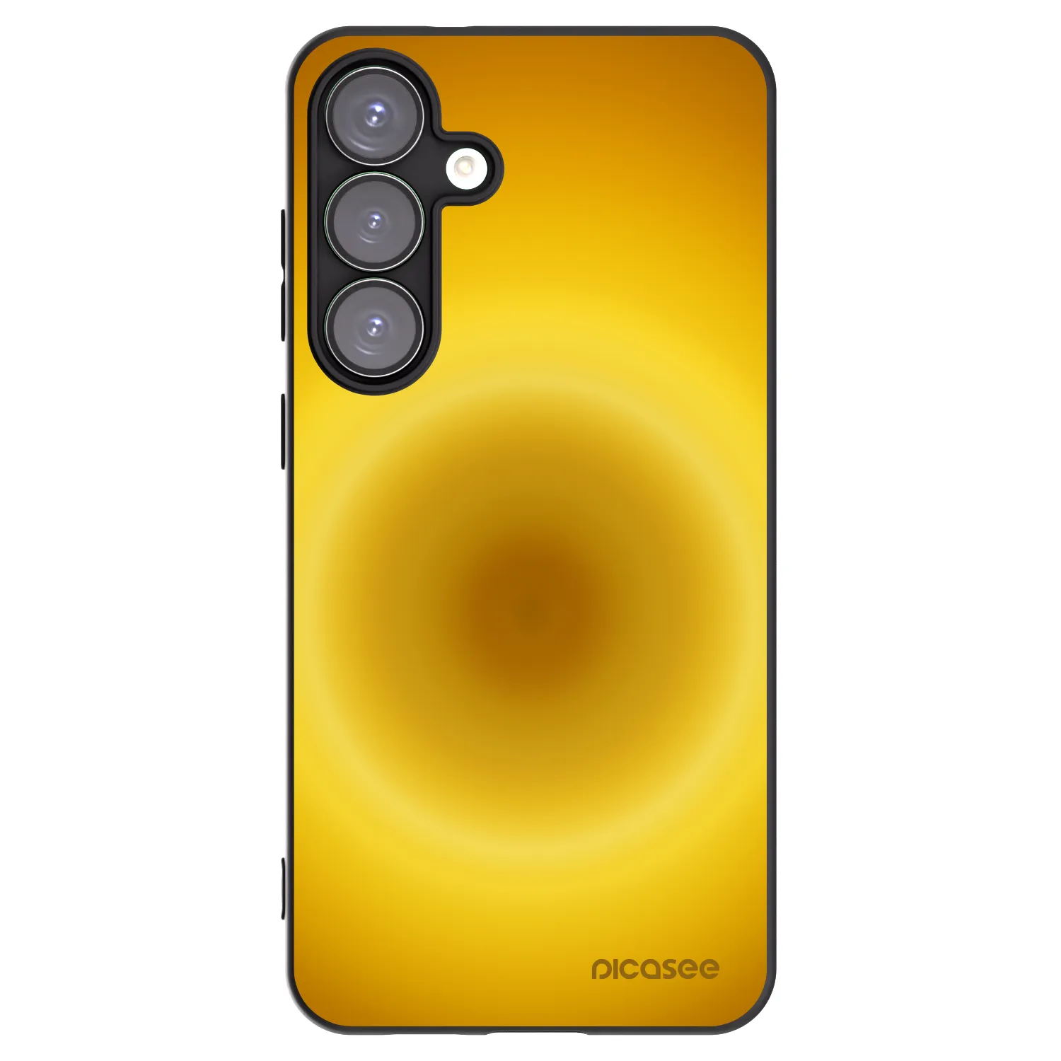 Picasee silikonowe czarne etui na Samsung Galaxy S25+ 5G - Solar Pulse