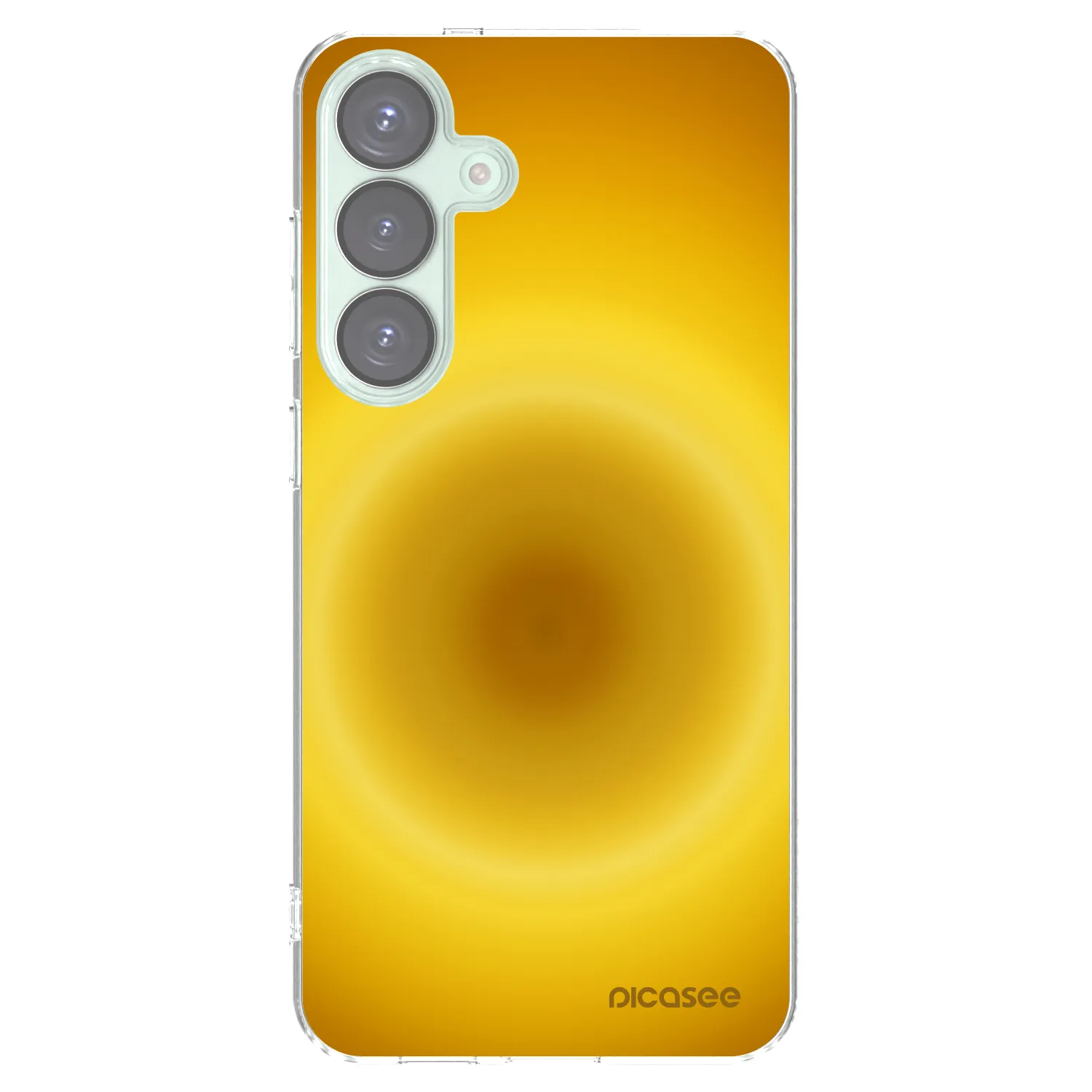 Picasee silikonowe przeźroczyste etui na Samsung Galaxy S25+ 5G - Solar Pulse