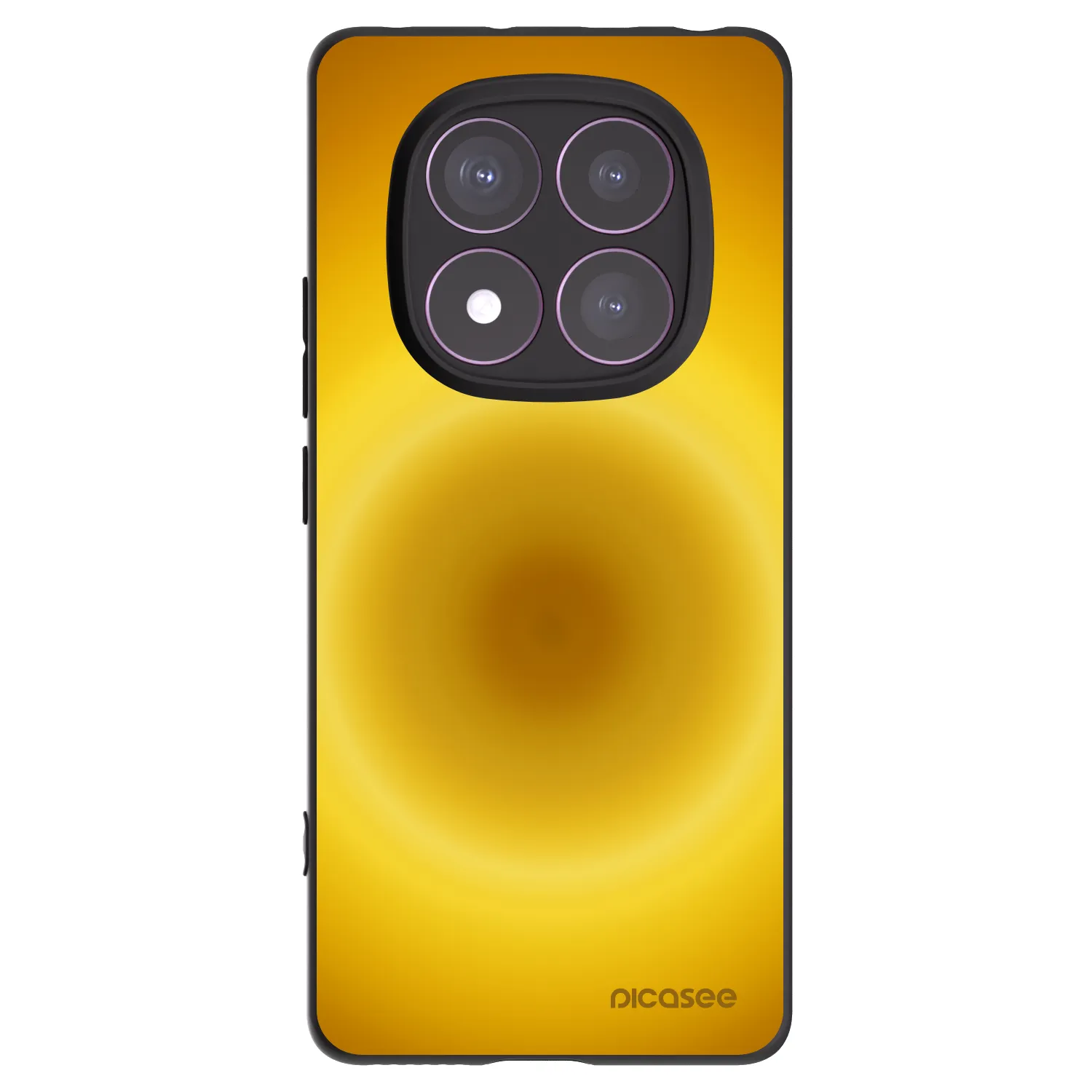 Picasee silikonowe czarne etui na Xiaomi Redmi Note 14 Pro 4G - Solar Pulse