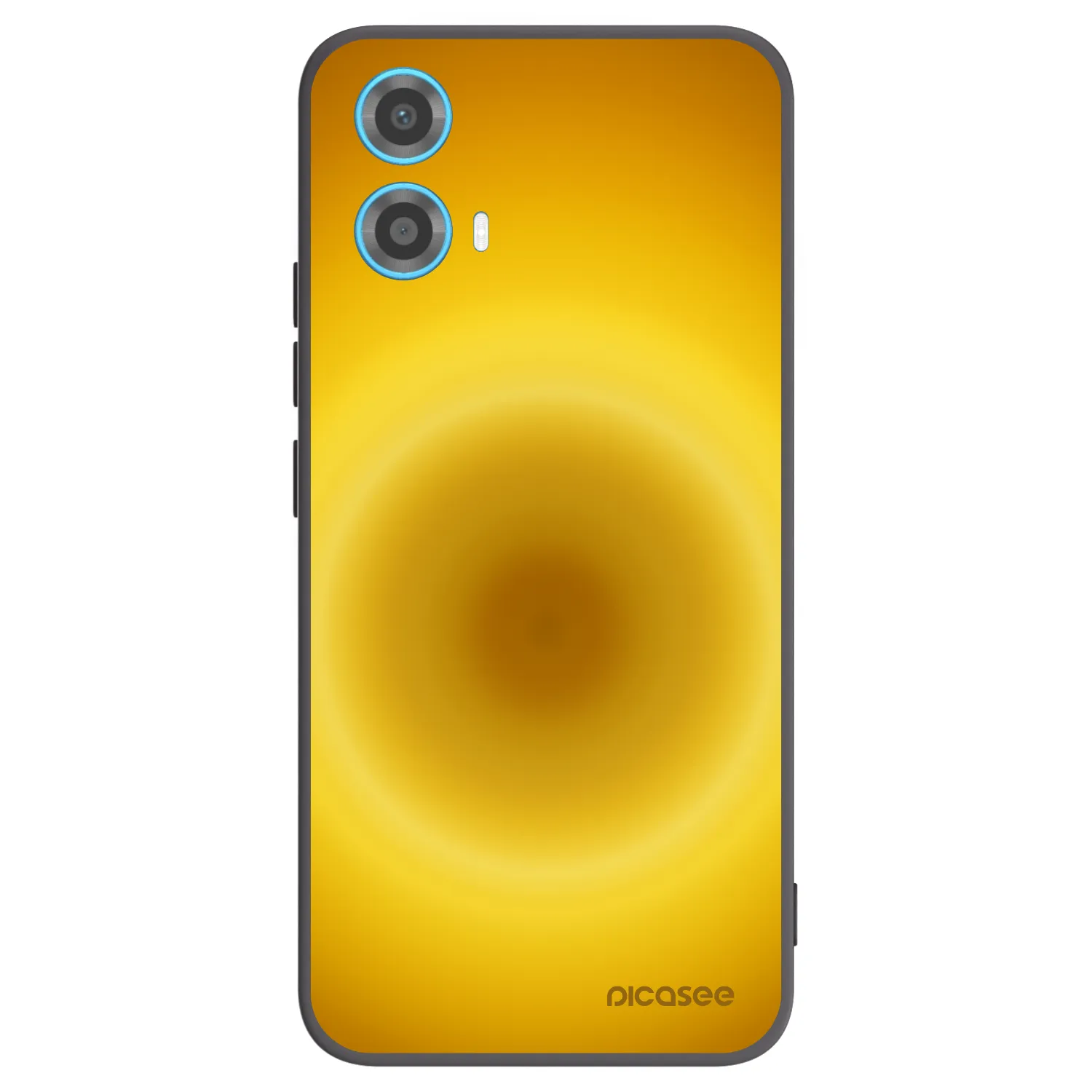 Picasee silikonowe czarne etui na Motorola Moto G34 5G - Solar Pulse