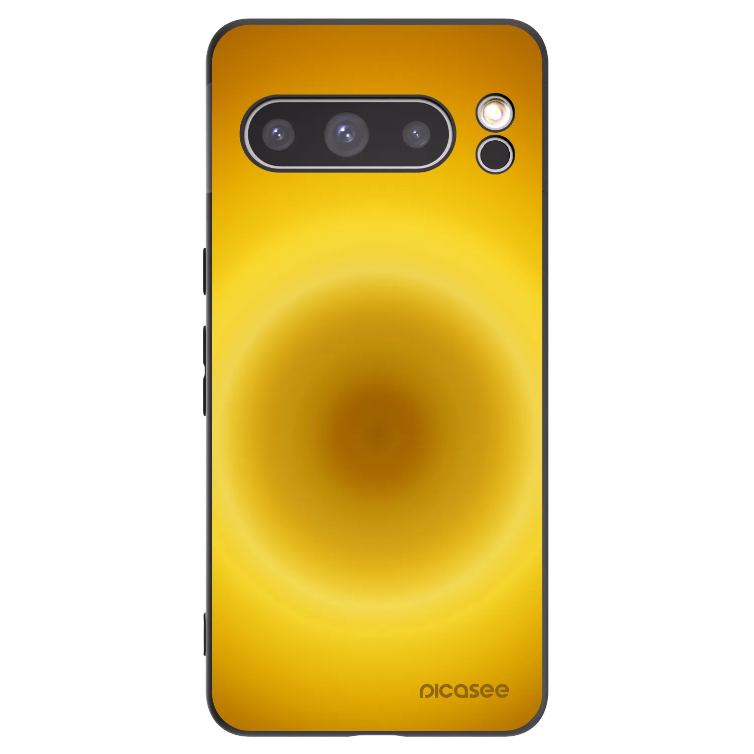 Picasee silikonowe czarne etui na Google Pixel 8 Pro - Solar Pulse