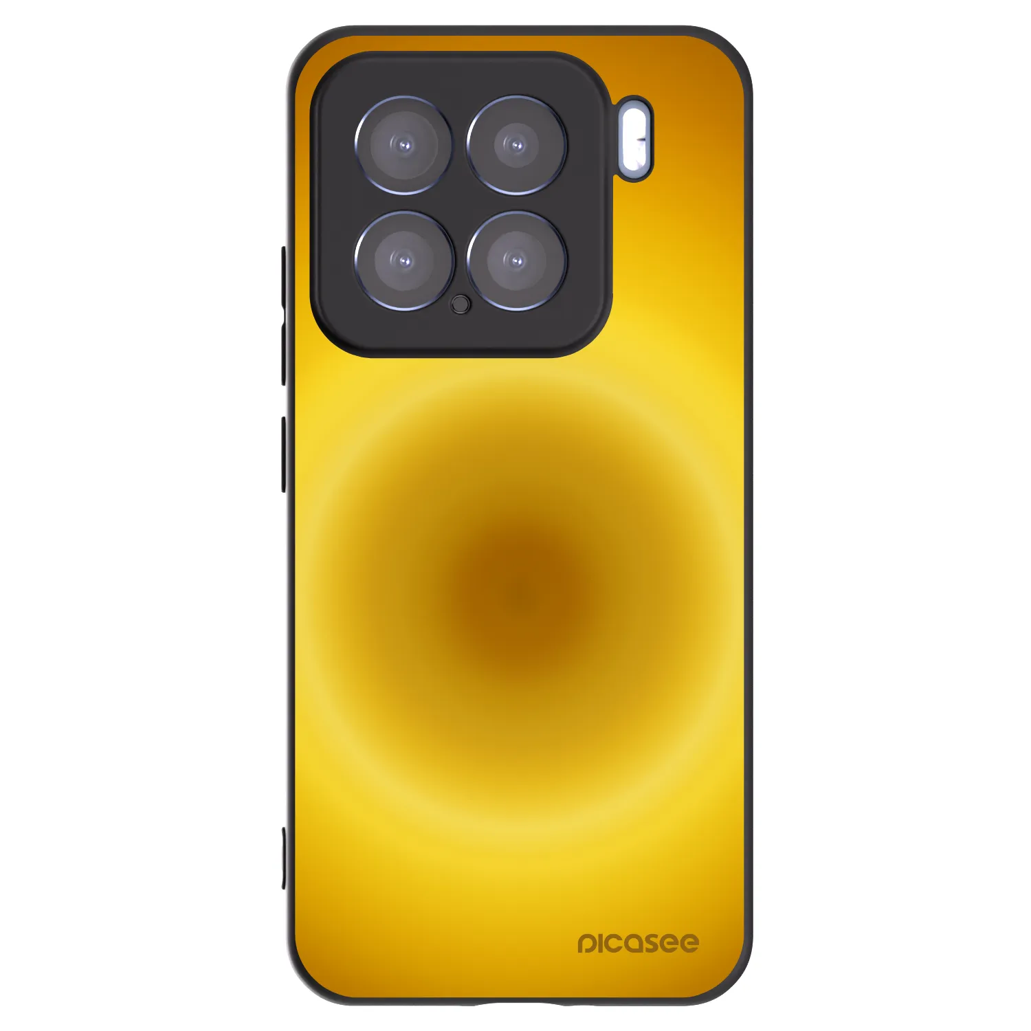 Picasee silikonowe czarne etui na Xiaomi 15 - Solar Pulse