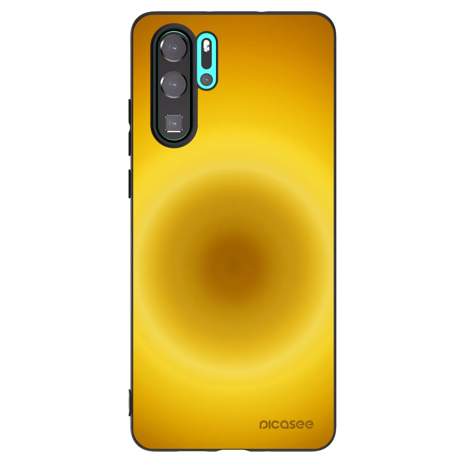 Picasee silikonowe czarne etui na Huawei P30 Pro - Solar Pulse