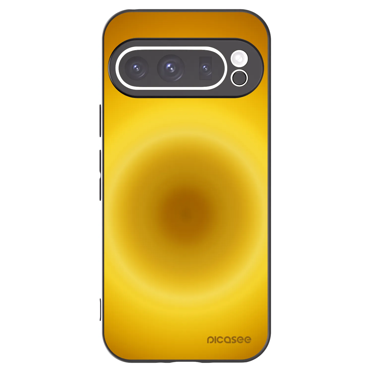 Picasee silikonowe czarne etui na Google Pixel 9 Pro - Solar Pulse