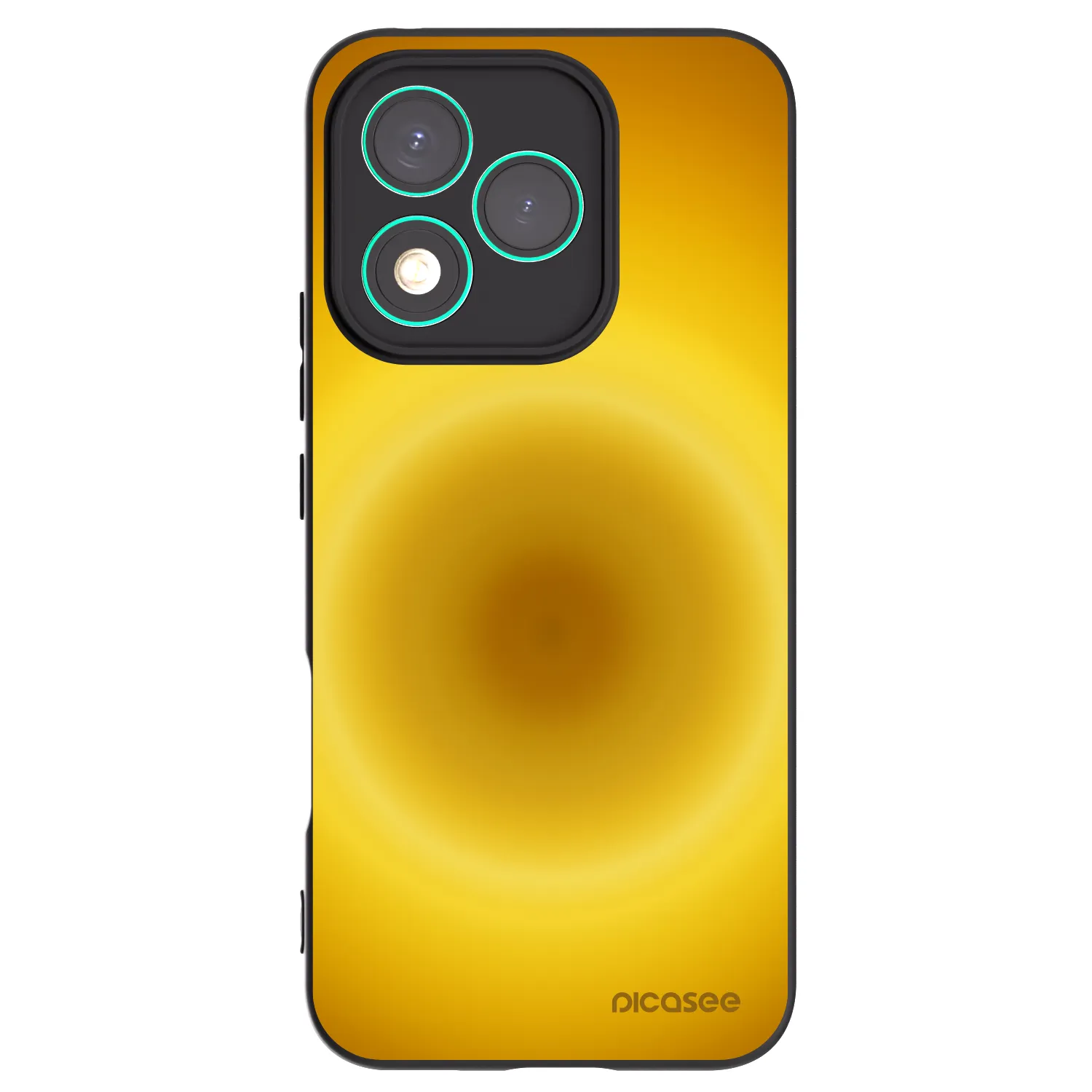 Picasee silikonowe czarne etui na Honor 400 Lite 5G - Solar Pulse