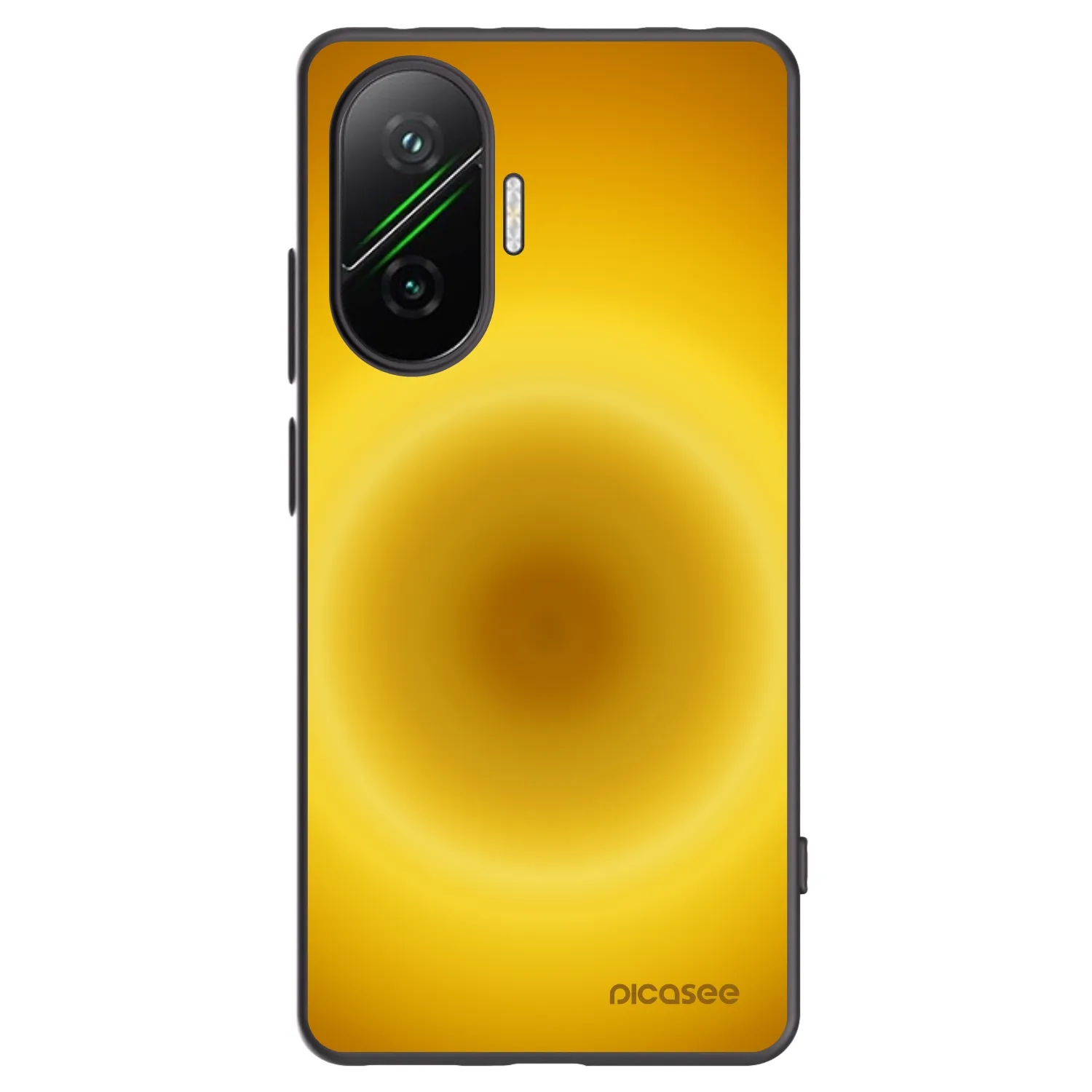 Picasee silikonowe czarne etui na Xiaomi Poco F7 Pro 5G - Solar Pulse