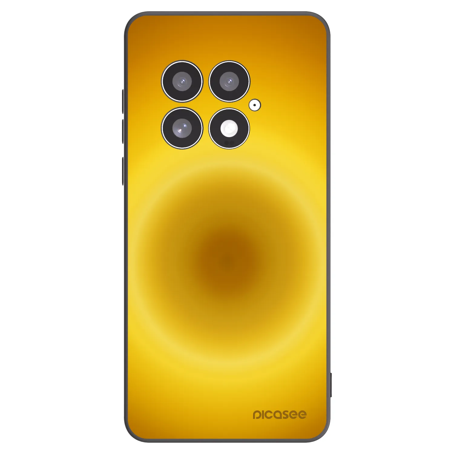 Picasee silikonowe czarne etui na OnePlus 13 5G - Solar Pulse