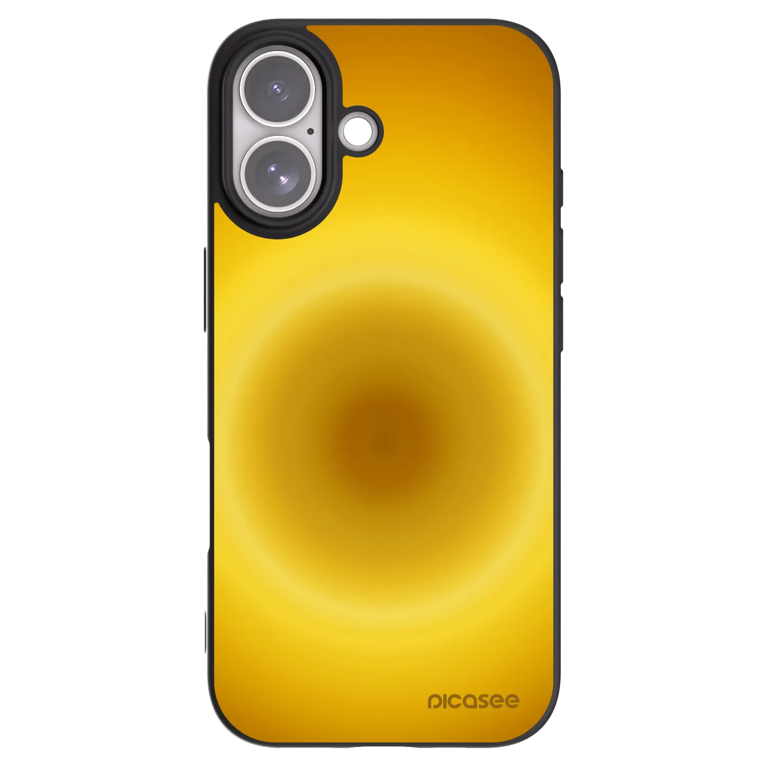 Picasee silikonowe czarne etui na Apple iPhone 17 - Solar Pulse