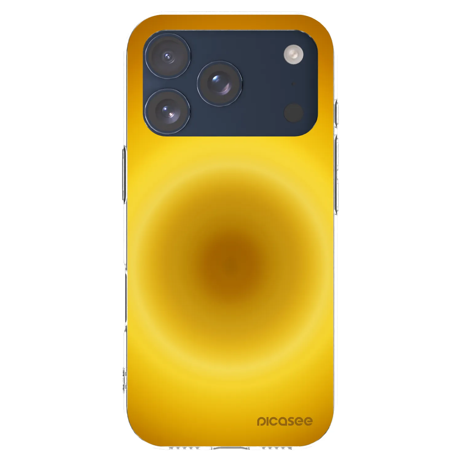 Picasee silikonowe przeźroczyste etui na Apple iPhone 17 Pro - Solar Pulse