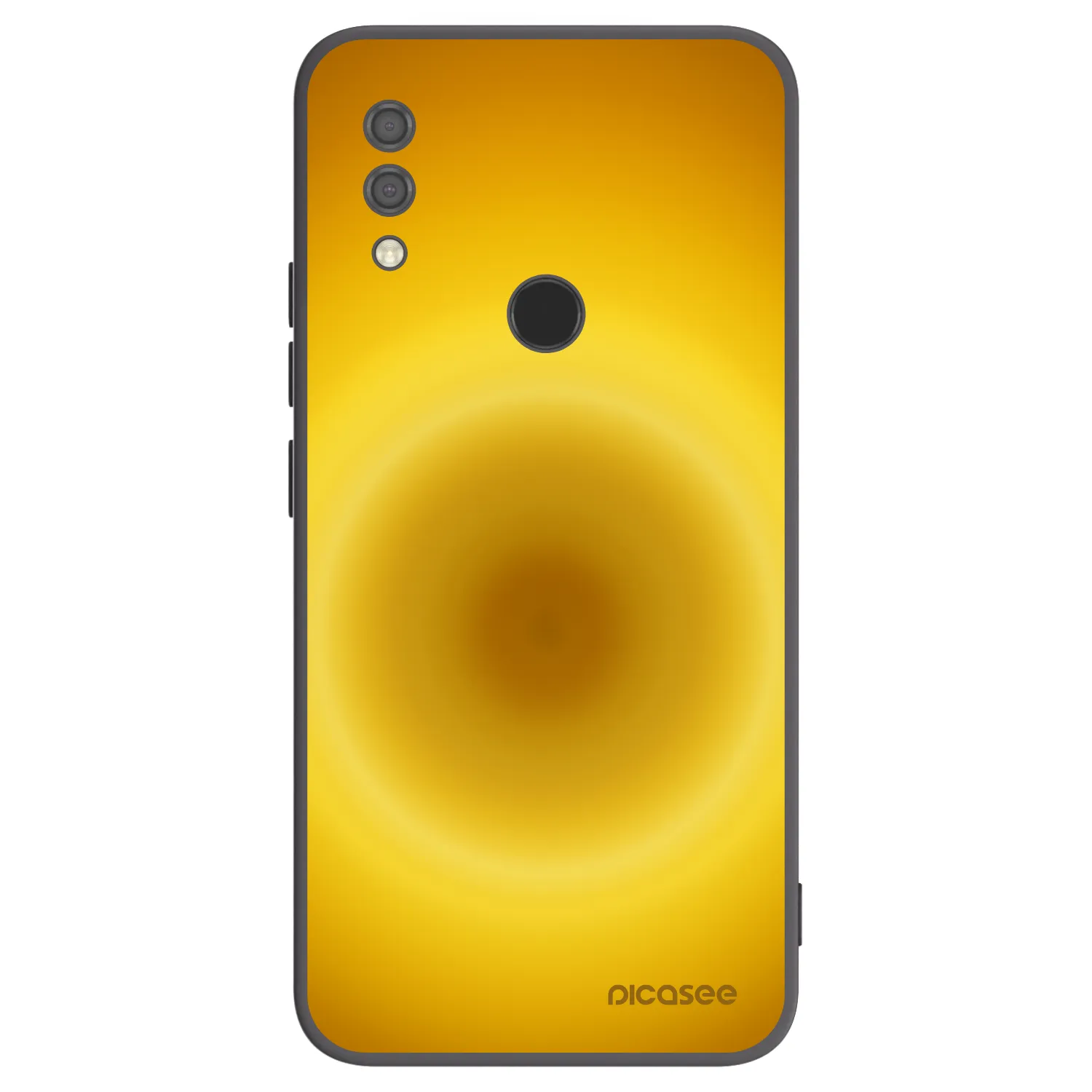 Picasee silikonowe czarne etui na Xiaomi Redmi 7 - Solar Pulse