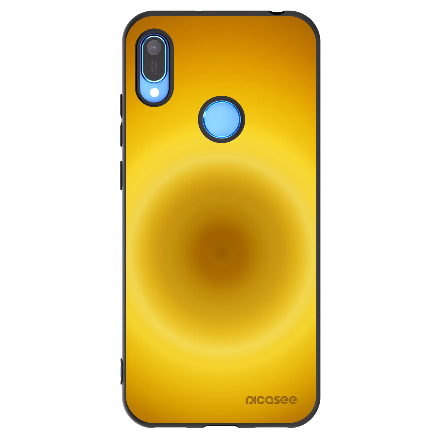 Picasee silikonowe czarne etui na Huawei Y6 2019 - Solar Pulse