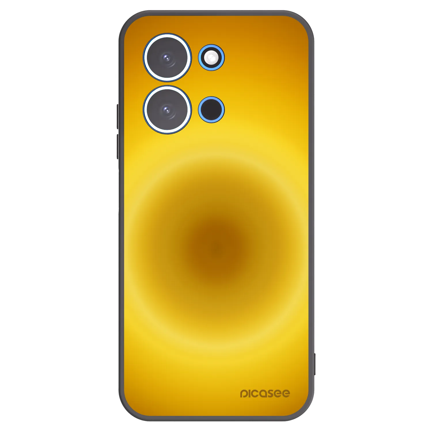 Picasee silikonowe czarne etui na Xiaomi Redmi 15C 4G - Solar Pulse