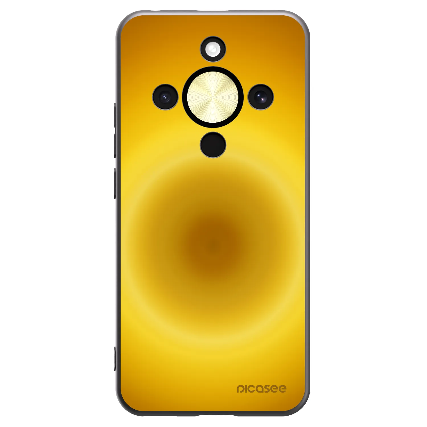 Picasee silikonowe czarne etui na Honor Magic8 Lite 5G - Solar Pulse