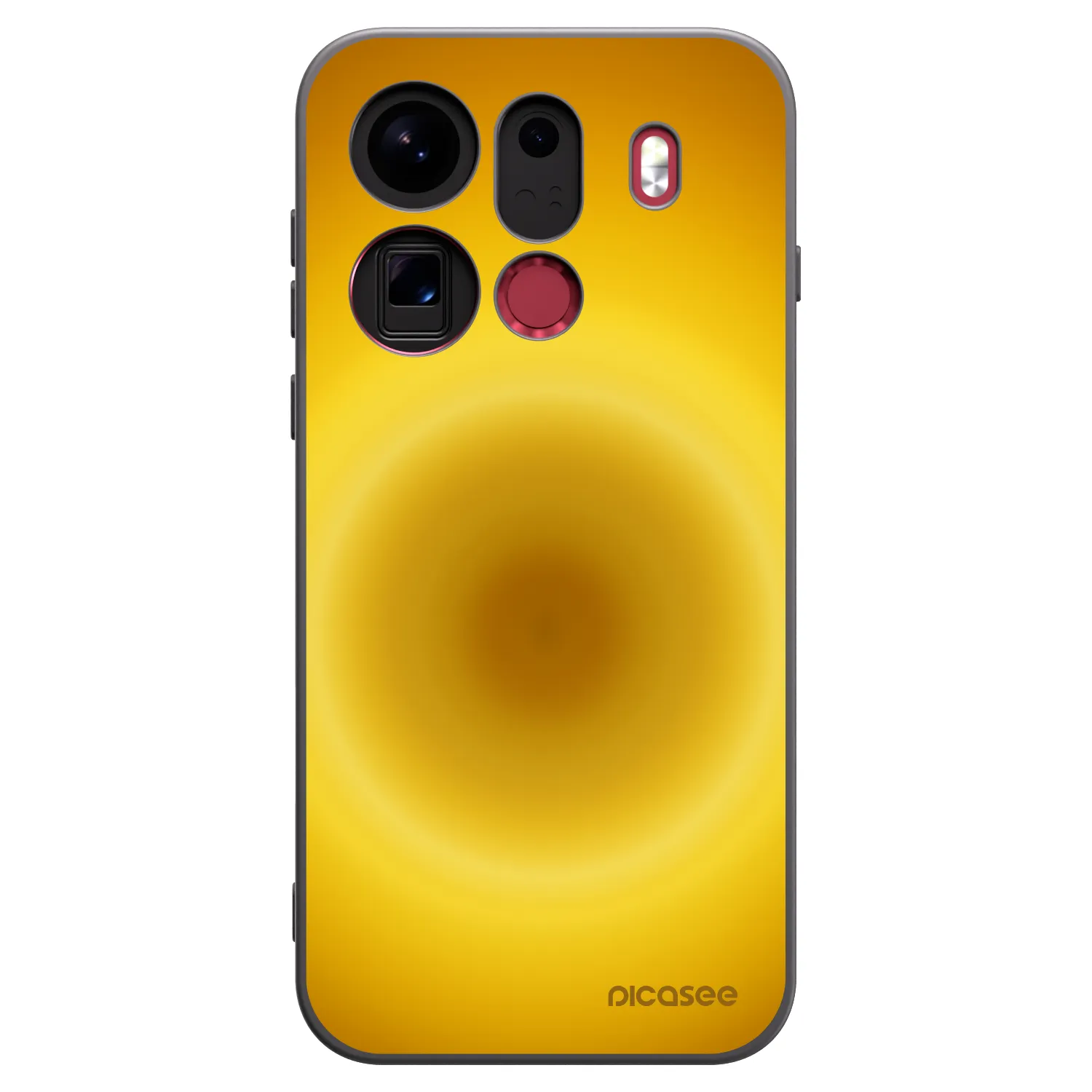 Picasee silikonowe czarne etui na OPPO Find X9 Pro - Solar Pulse
