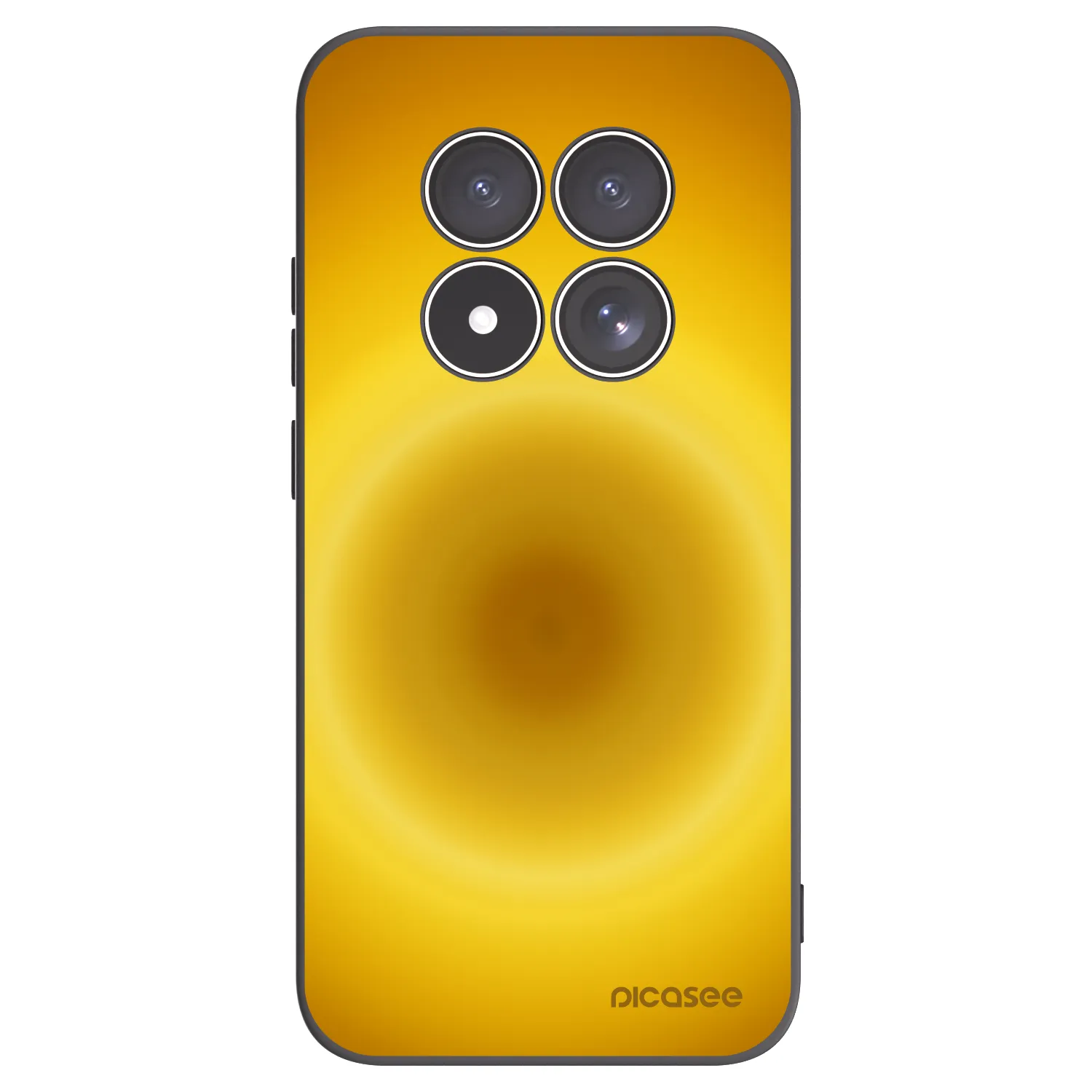 Picasee silikonowe czarne etui na Xiaomi Redmi Note 15 Pro 5G - Solar Pulse