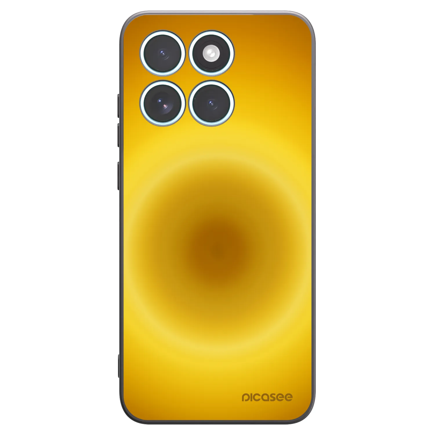Picasee silikonowe czarne etui na Motorola Edge 70 Fusion - Solar Pulse