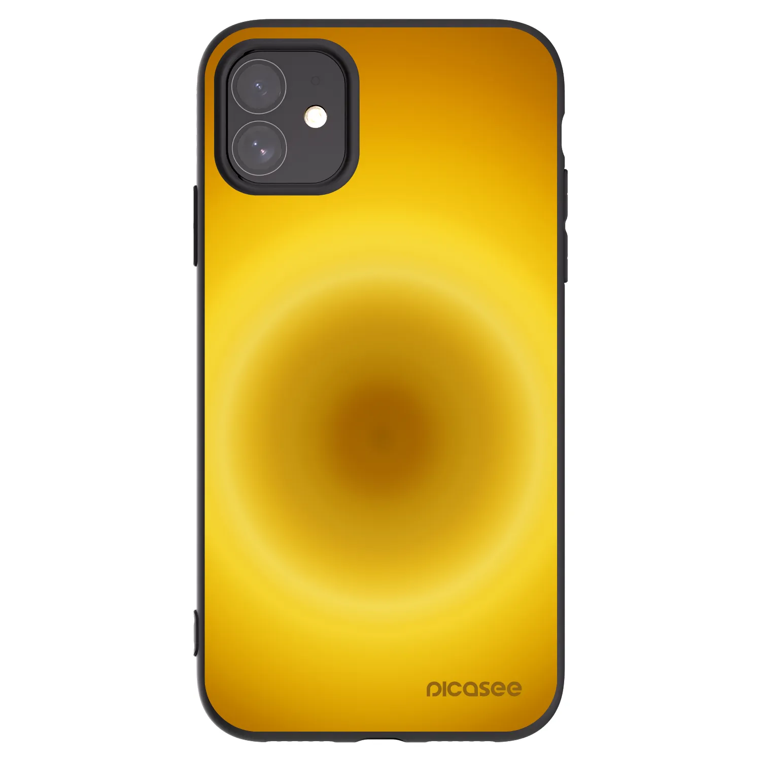 Picasee silikonowe czarne etui na Apple iPhone 11 - Solar Pulse